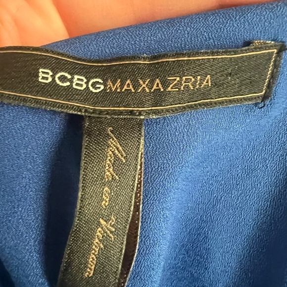 BCBGMaxazria Blue Long Sleeve Dress NWT - Picture 10 of 12